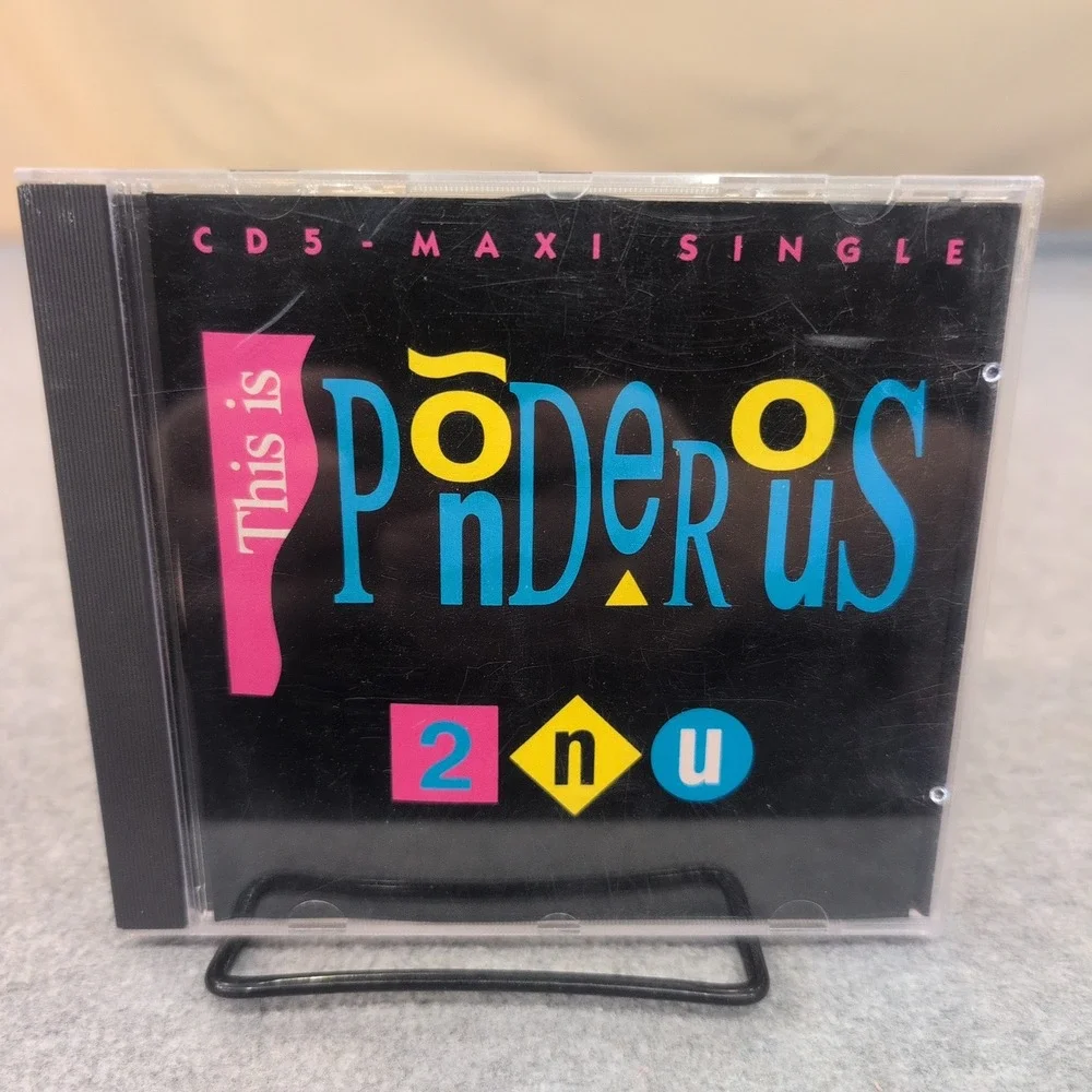 2nu This is Ponderous CD5 Maxi Single 1990 Atlantic Records 86089-2 4 Tracks - Picture 1 of 2